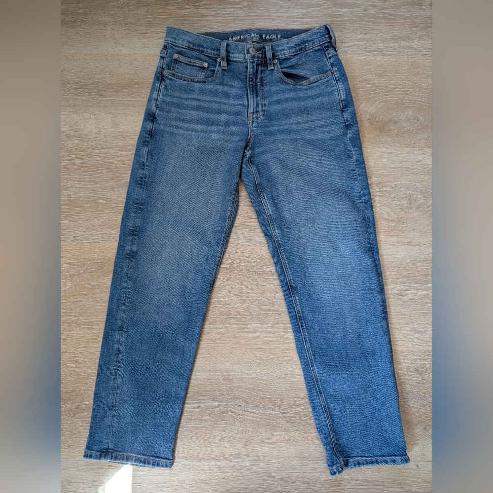 American Eagle Outfitters Blue Straight Leg Jeans